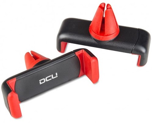 Soporte universal para Smartphone Dcu, para teléfono móvil, para coche, rojo